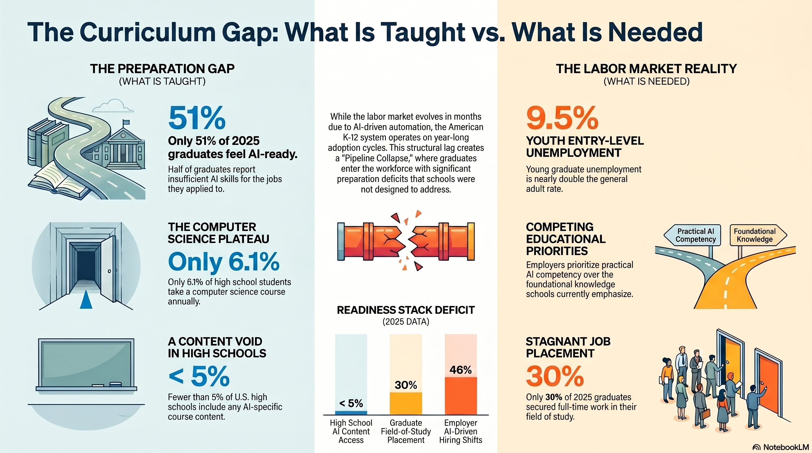 Curriculum Gap: Taught vs Needed